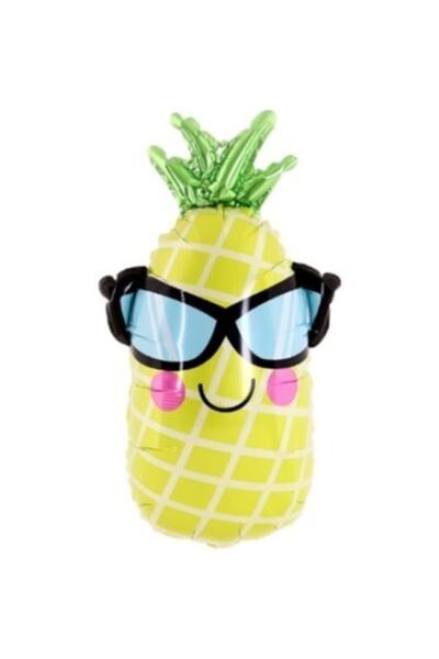 Partimarka Pineapple Foil Balloon with Glasses