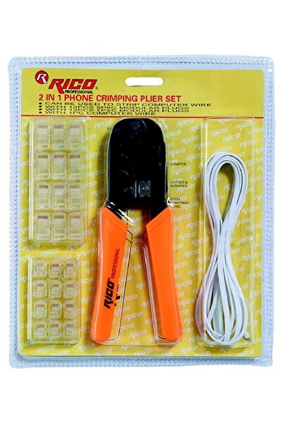 Rico 001-rc0871 Telefoncu Bilgisayarcı Kablo Pensesi Seti Takımı