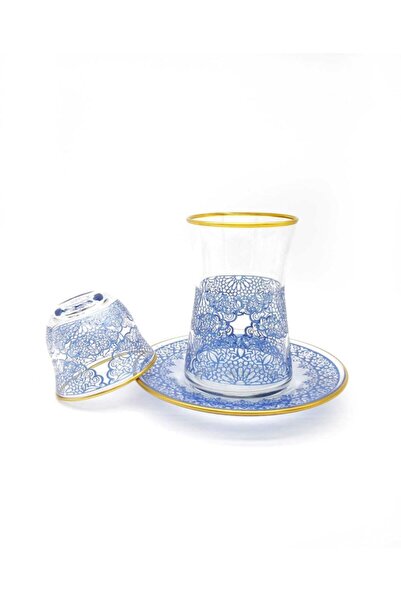 ÖzcamKristal 18 Parça 6 Kişilik Çay Takımı