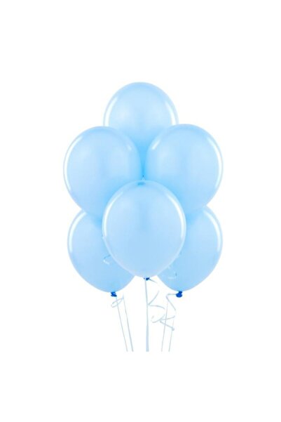 Partimarka بالون أزرق فاتح بيرليسسينت معدني