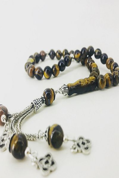 Kardelen Tiger Eye Patterned Rosary