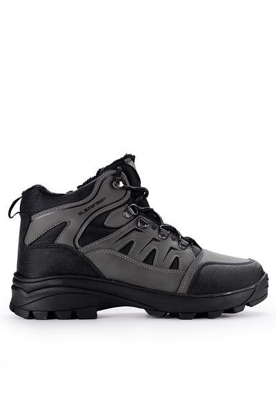 Slazenger Gufy New Outdoor Boots Ανδρικά Παπούτσια Σκούρο Γκρι