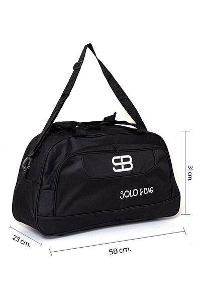 Solo Bag Geanta Neagra De Calatorie Si Sport 58 Cm