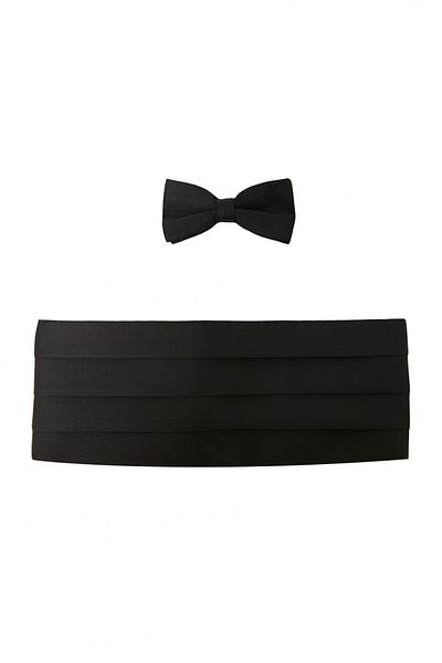 ALTINYILDIZ CLASSICS Set cu papion negru pentru bărbați