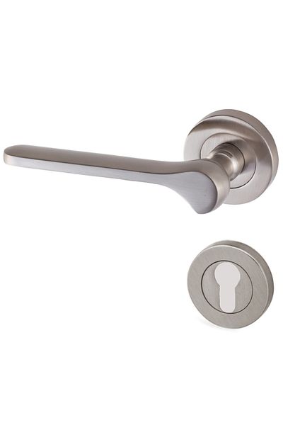 DOĞANLAR KAPI KOLLARI Doğanlar Anka Yale Left - Satin Badge Door Handle (Moq)