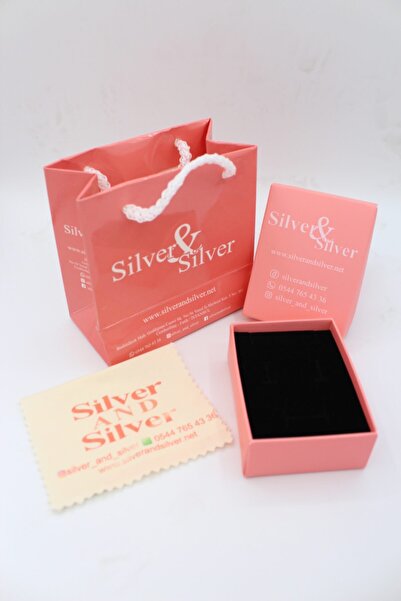 Silver And Silver Kadın Gümüş Beyaz Kuru Kafatası Sallantılı Küpe