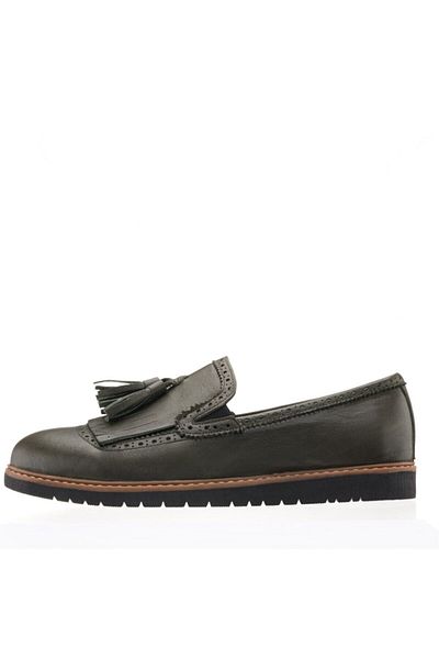 İriadam Khaki Thermo Sole Men's Shoes Wide Fit