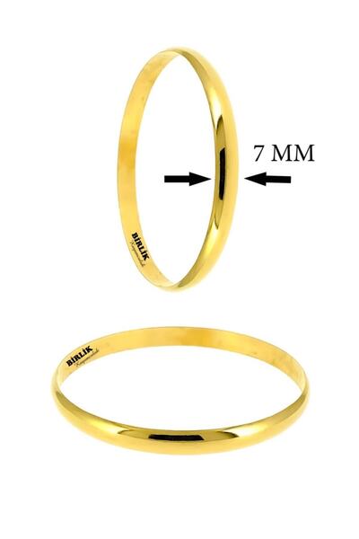 Birlik Kuyumculuk Hediyelik Takı Bileziği 7 Mm 8 Ayar