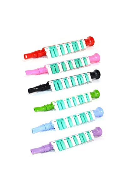 Genel Markalar 13 Tuşlu Üflemeli Melodika T004 Yeşil