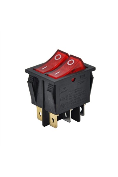 Arduino Çiftli Işıklı Anahtar Kırmızı