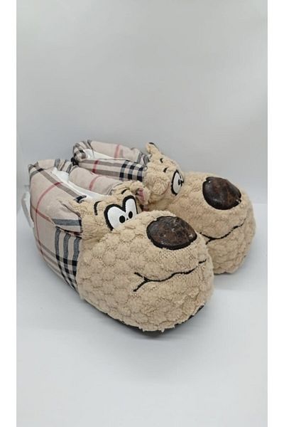 Akınal Bella Παντόφλες Unisex Camel Animal