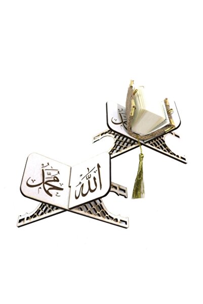 BenimMarifetlerim Mini Masa Üstü Rahle Ahşap Süs