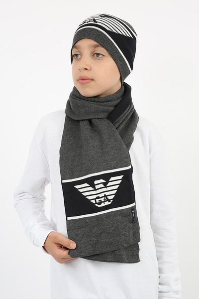 Everest Cotton Kids Scarf Beanie Set
