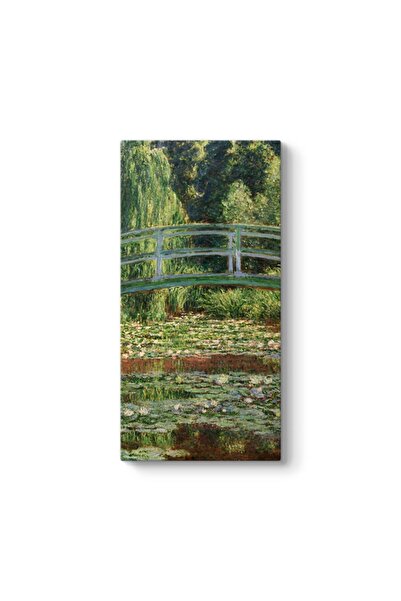 TabloShop Claude Monet - Japon Yaya Köprüsü (JAPANESE FOOTBRİDGE) Kanvas Tablosu