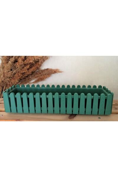 Asenya Uzun Balkon Saksısı 14 Lt 2 Adet Yeşil Renkli Saksı Istanbul Balkon Sa...