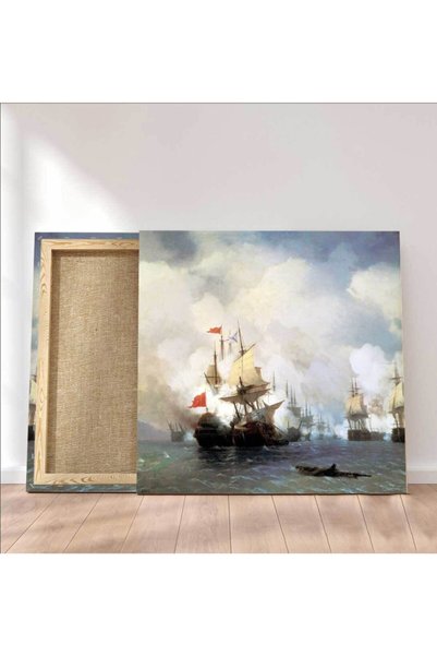 StellaStore Ivan Aivazovsky Sakız Adası Kanvas Tablo
