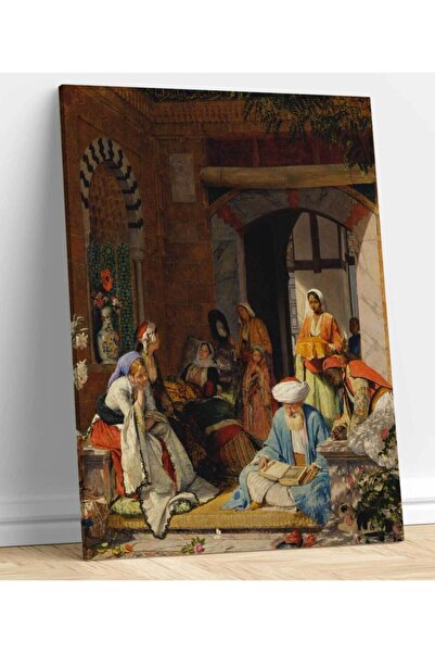 StellaStore John Frederick Lewis Inanç Duası Hastaları Kurtaracak Kanvas Tablo