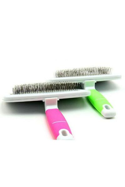 Çokuygunuz Plastic Body Wire Cat Dog Hair Collector Crawl Comb Brush