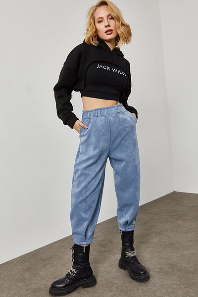 XHAN Jogginghose - Blau - Jogger