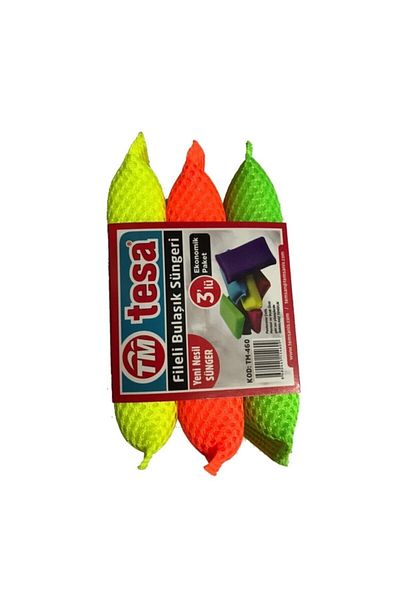 Tesa Mesh Dish Sponge Magic Sponge 3 Pack