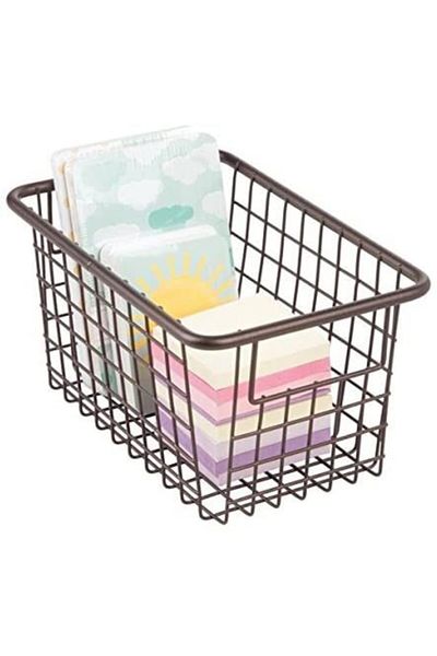 GO DEKOR Black Small Size Multi-Purpose Basket - 26X15X13 cm
