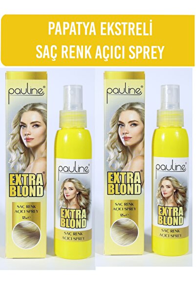Pauline Doğal Saç Açıcı Sprey 125 Ml - 2 Li Paket
