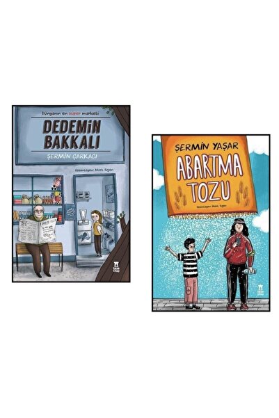 Taze Kitap Abartma Tozu Ve Dedemin Bakkalı 2 Roman Seti - Şermin Yaşar -