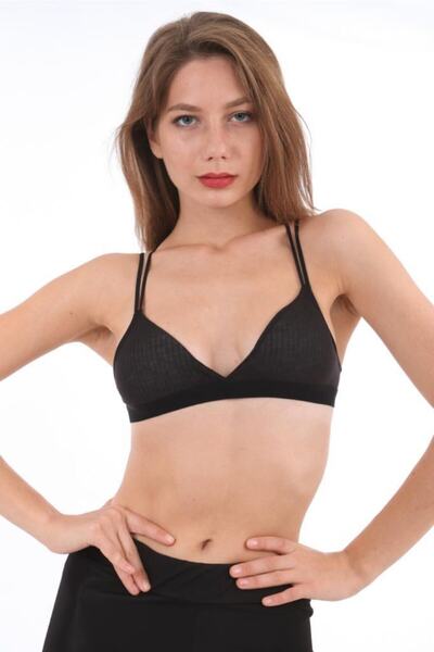 Scarlet Ticaret Supported Back Cross Detailed Sports Bra
