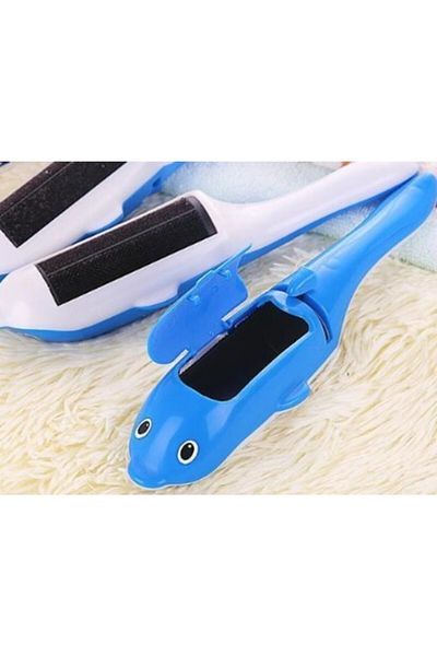 CMT Fish Design Feather Dust Collection Bowl Brush