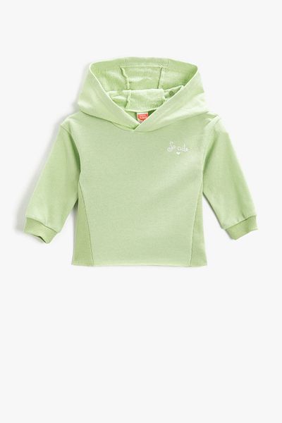 Koton Baby Girl Green Sweatshirt 2KMG19383AK