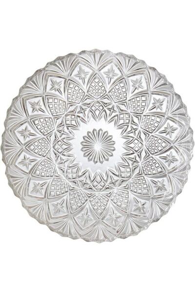 Doğuş Mutfak Kristal Desenli 12 Li Cam Tabak Çerez-kahvaltı Tabak