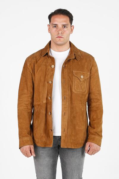 Derimiz Hakiki Süet Gömlek