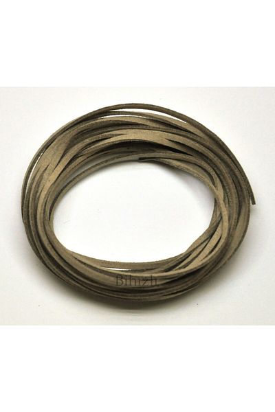 Bihızlı Suede Rope Mink Color (5 Meters) Diameter: 3x1.5 Mm