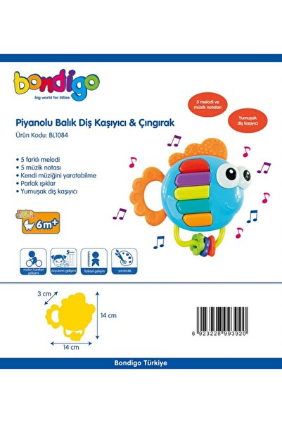 BONDİGO 2'li Bebek Oyuncak Hediye Seti