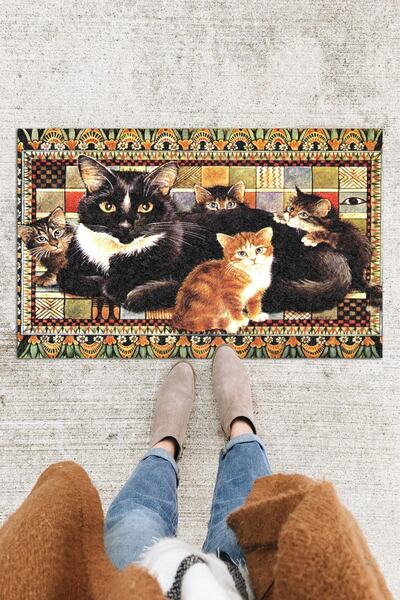 Monnhein Painting Cats Door Mat Decorative Door Mat Outdoor Mat Home Door Mat