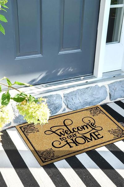 Monnhein Welcome Home Door Mat Decorative Door Mat Outdoor Mat Household Door Mat