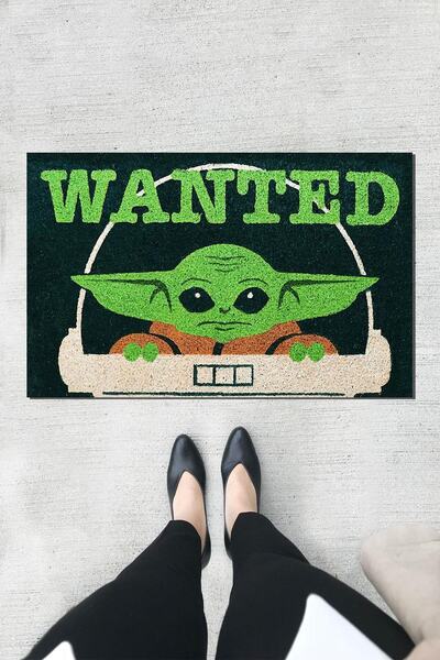 Monnhein سجادة باب أمامية للأطفال من بيبي يودا للديكور في الهواء الطلق/المنزل الداخلي/الحمام/المطبخ/غرفة النوم/ سجادة باب المدخل