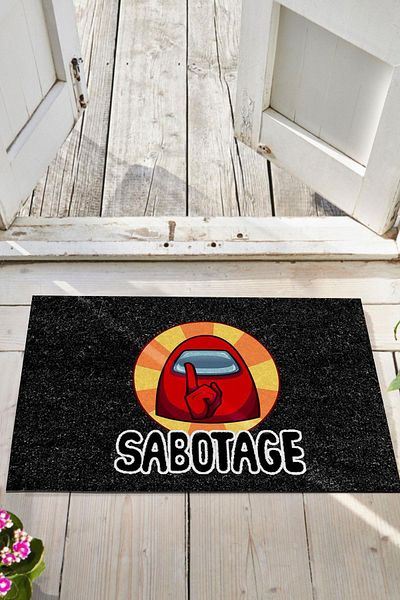 Monnhein Tamper Door Front Mat Decorative Outdoor/Home/Bathroom/Kitchen/Bedroom/Entry Door Mat