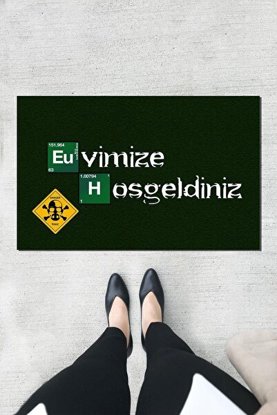 Buket Home Breaking Bad Kapı Önü Paspası Dekoratif Kapı Paspası Dış Mekan Paspas Ev Içi Paspası