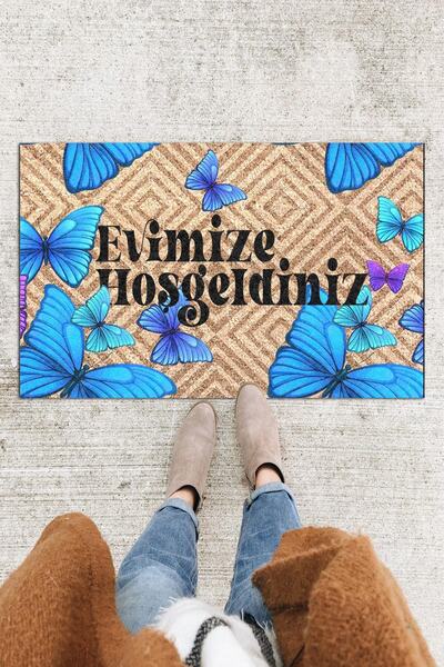 Monnhein Covoraș decorativ pentru ușă - în aer liber/interior/baie/bucătărie/...