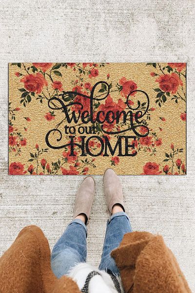 Monnhein Door Mat Decorative Outdoor/Home/Bathroom/Kitchen/Bedroom/Entryway Door Mat