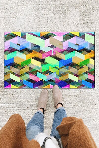 Monnhein Covoraș decorativ pentru ușă - în aer liber/interior/baie/bucătărie/...