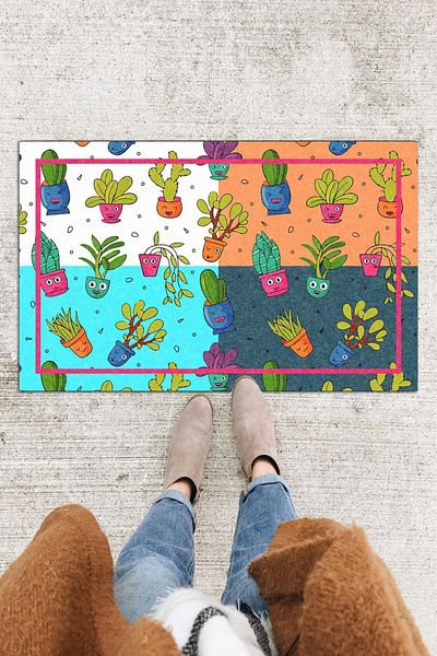 Monnhein Door Mat Decorative Outdoor/Home/Bathroom/Kitchen/Bedroom/Entryway Door Mat