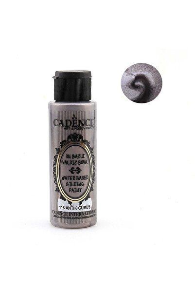 Cadence Su Bazlı Yaldız 70 ml. 113 Antik Gümüş