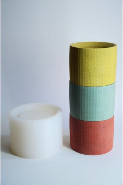 REALİTY YAPI Büyük Radüs Saksı Silikon Kalıbı