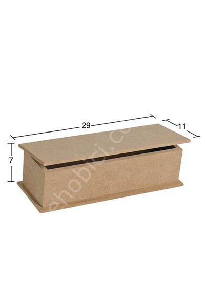 İstanbul Hobi Wooden Box with Lid Ku287