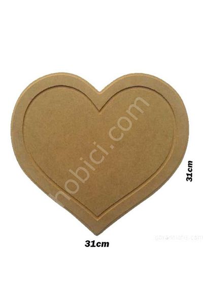 İstanbul Hobi Heart Supla Wood (mdf) Object L281