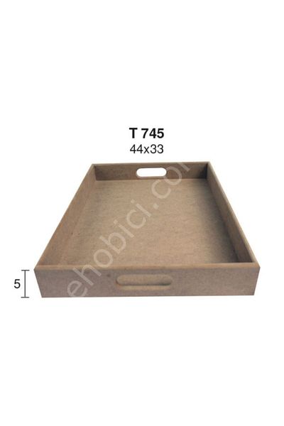İstanbul Hobi Tray Wooden (mdf) Object T745
