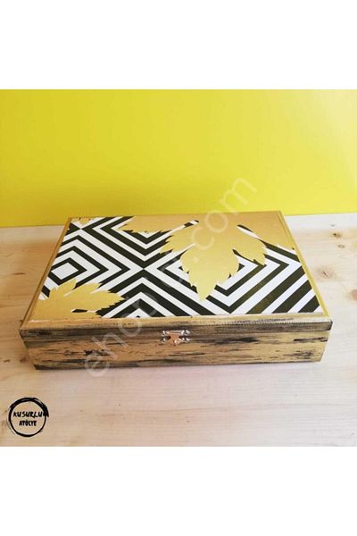 İstanbul Hobi Five Compartment Box Wooden (mdf) Object Ku241