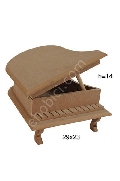 İstanbul Hobi Decorative Wooden Piano Box Ku-312